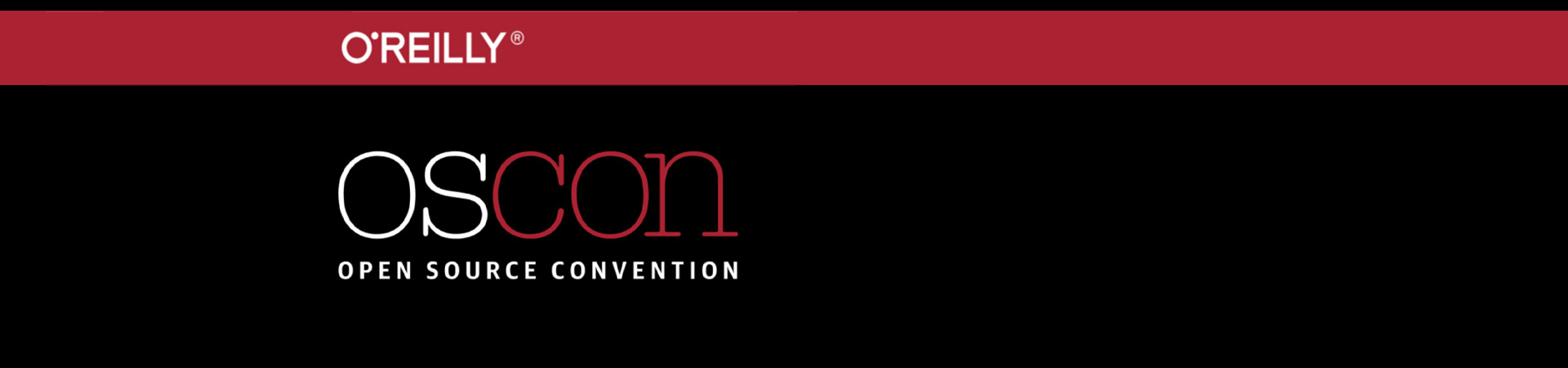 O'Reilly oscon (Open Source Convention) Banner Image