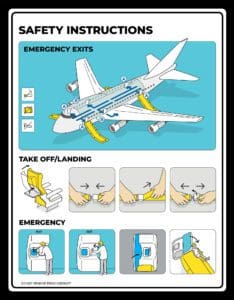 Airplane Safety Instructions