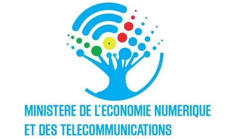 Republic of Senegal - Ministry of Digital Economy and Telecommunications Logo