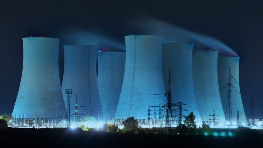 Image of a nuclear power station.