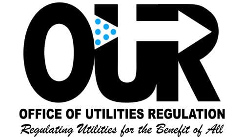 Jamaica: OUR - Office of Utilities Regulation Logo. Regulating Utilities for the Benefit of All