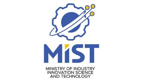 Barbados: Ministry of Industry, Innovation, Science and Technology (MIST) logo.