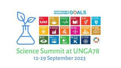 Science Summit at UNGA78 Logo