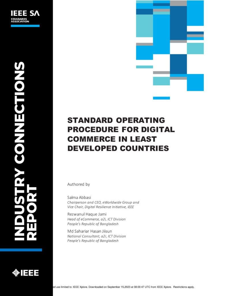 Standard Operating Procedure for Digital Commerce in Least Developed Countries Cover