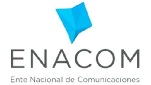 Enacom Logo. Ente Nacional de Comunicaciones.