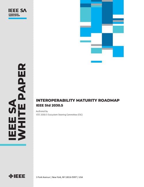 Interoperability Maturity Roadmap - IEEE Std 2030.5 Cover