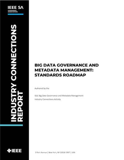 IEEE IC Big Data Governance and Metadata Management: Standards Roadmap Cover