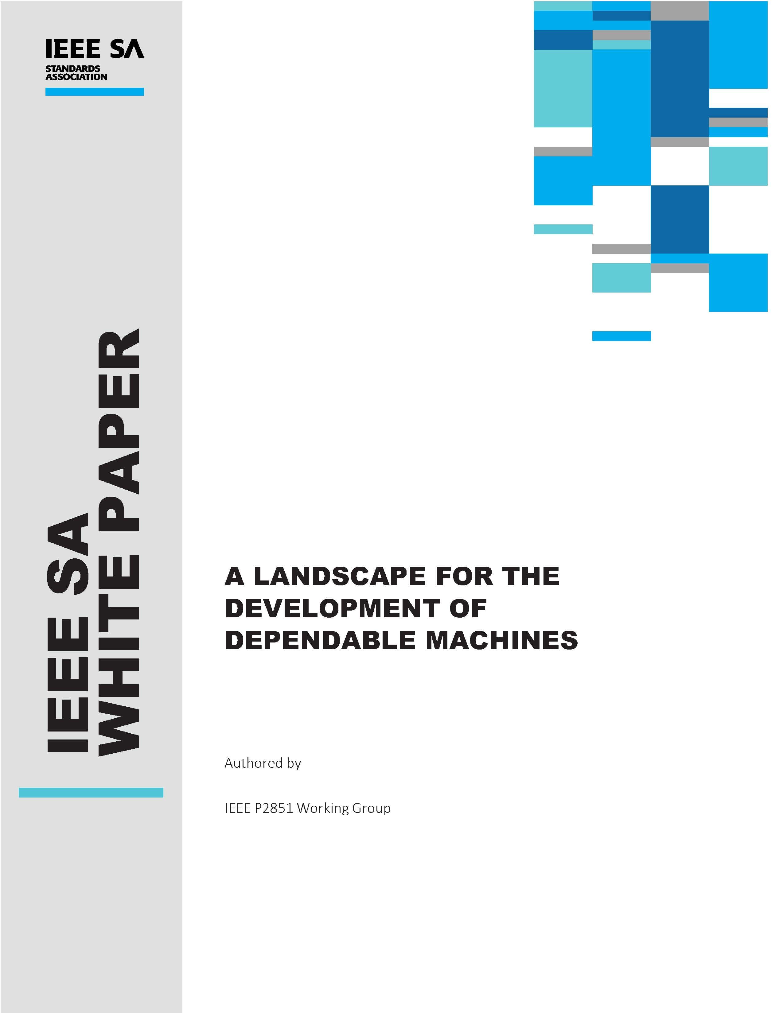 A Landscape for the Development of Dependable Machines Cover