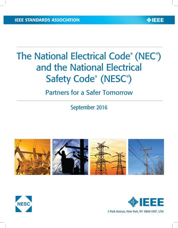 The National Electrical Code and the National Electrical Safety Code Cover